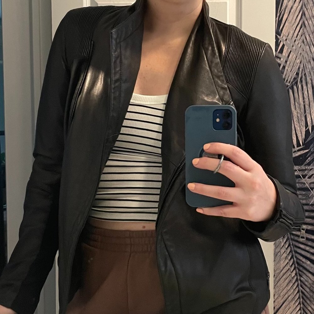 Sam Edelman Leather Moto Jacket